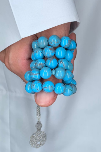 Picture of Belgian Bakelite w/  Tarbzon Blue design