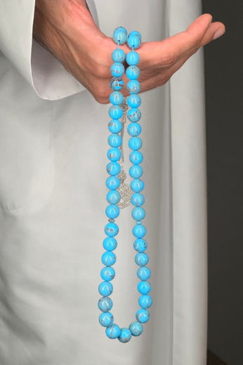 Picture of Belgian Bakelite w/  Tarbzon Blue design