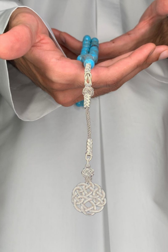 Picture of Belgian Bakelite w/  Tarbzon Blue design